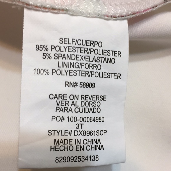 GB Girls; Floral Placement Fit-And-Flare Dress - Picture 7 of 7